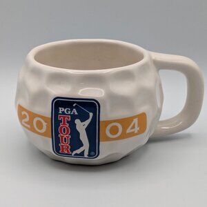 PGA Tour Golf Ball Shaped Mug - 2004 Vintage